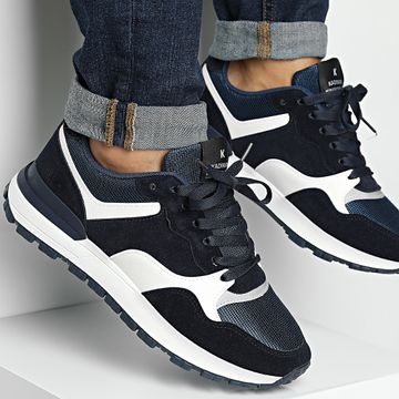 Classic Series - Azul Marino Blanco Zapatillas