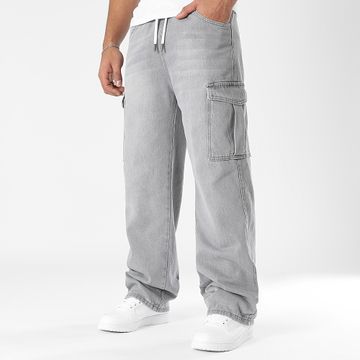 LBO - Vaqueros anchos Cargo 3574 Denim Gris claro
