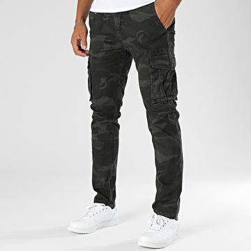 MTX - Pantalón Cargo Camuflaje Gris Negro