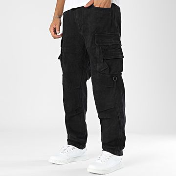 MTX - Pantalón cargo vaquero negro