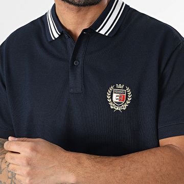 Tommy Jeans - Polo de manga corta Varsity 9624 Azul marino Oro
