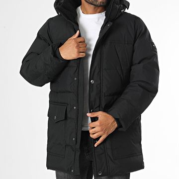 Tommy Hilfiger - Parka con capucha Rockie Utility 6593 Negro