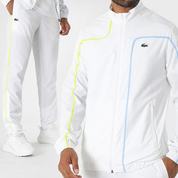 Lacoste - Chándal Regular Fit Logo Cocodrilo Blanco