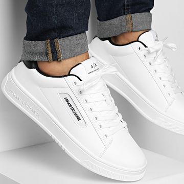Armani Exchange - Baskets XUX203-XV805 Blanco óptico Negro