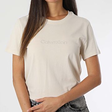 Calvin Klein - Camiseta de mujer Classic 2 QS7328E Beige