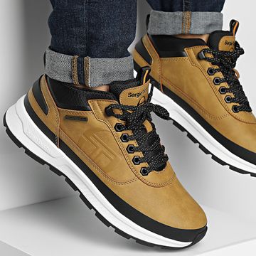 Sergio Tacchini - Zapatillas Cortina STM421020 Camel Negro