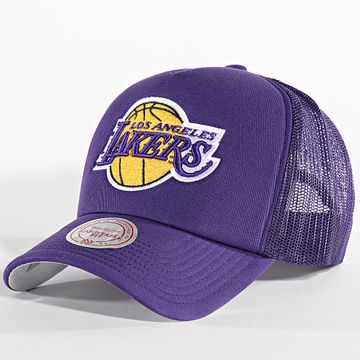 Mitchell and Ness - Evergreen Lakers Trucker Cap HT8032 Púrpura