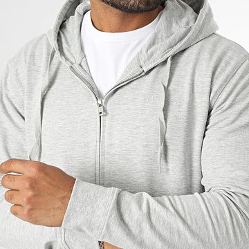Guess - Sudadera con cremallera U3YQ00-KBS91 Gris jaspeado