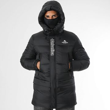 Helvetica - Chaqueta con capucha Capri 2 Negra