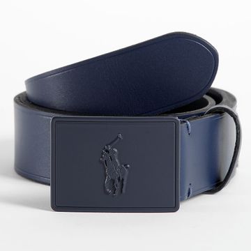 Polo Ralph Lauren - Cinturón con placa azul marino