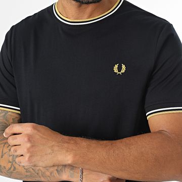 Fred Perry - Camiseta Twin Tipped M1588 Azul Marino