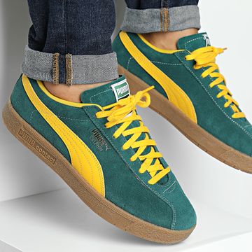 Puma - Delphin 390685 Zapatillas Sizzle Amarillo Malaquita
