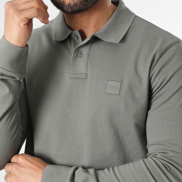 BOSS - Polo de manga larga Passerby 50507704 Gris