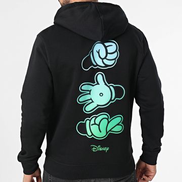 Disney - Hands Hoody Negro Azul claro Verde