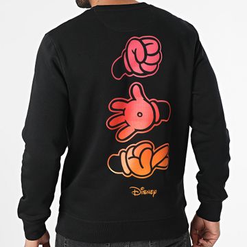Disney - Hands Sudadera cuello redondo Negro Rojo Naranja