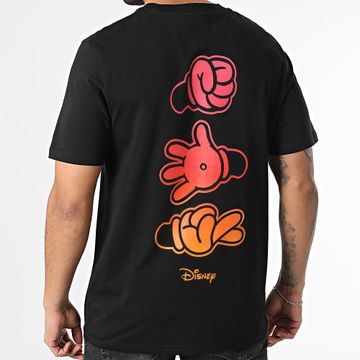 Disney - Hands Tee Shirt Negro Rojo Naranja