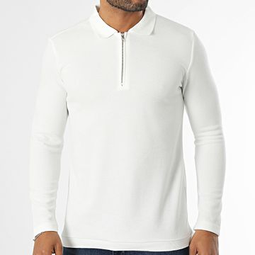 Frilivin - Polo Manga Larga Blanco