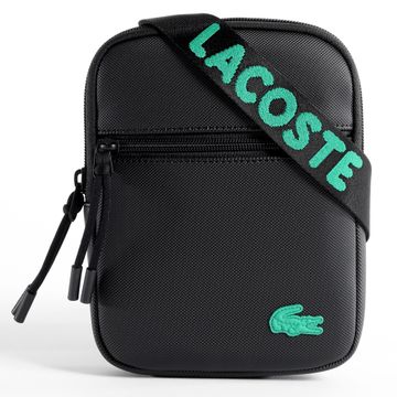 Lacoste - Bolso cruzado plano Negro