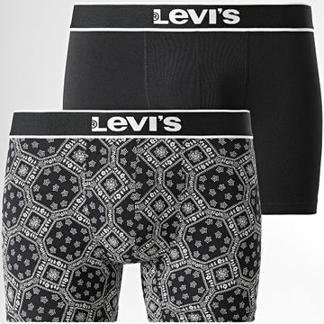 Levi's - Lote de 2 calzoncillos 701229544 Bandana negra