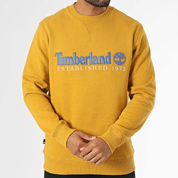 Timberland - Established 1973 Sudadera cuello redondo A65DD Amarillo mostaza