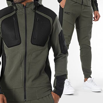 Comme Des Loups - Traje Swoop Verde Caqui Negro