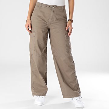 Only - Valerie Pantalones cargo de corte holgado para mujer Marrón claro