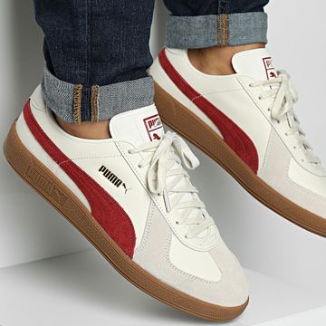 Puma - Army Trainer 386607 Zapatillas Warm White Intense Red