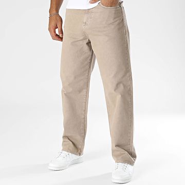Jack And Jones - Vaqueros anchos Alex Original marrón claro