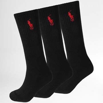 Polo Ralph Lauren - Lote de 3 pares de calcetines Original Player negros