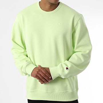 Champion - Sudadera con cuello redondo 220275 Verde lima