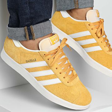 Adidas Originals - Gazelle Sneakers IF9654 Preloved Amarillo Off White Crema Blanco