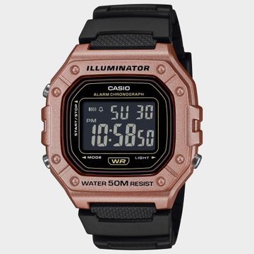 Casio - W-218HM Reloj de cobre negro