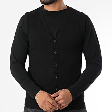 Classic Series - Chaleco negro sin mangas