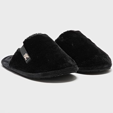 Tommy Hilfiger - Zapatillas Confort Mujer Zapatillas Hogar 8138 Negro