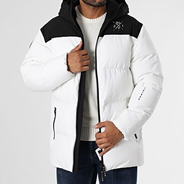 Watts - 1XBACK Chaqueta con capucha Blanco Negro