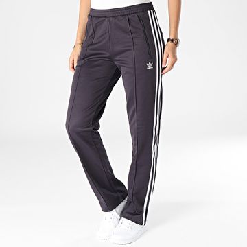 Adidas Originals - Classic IY2224 Pantalones de chándal con banda de color morado oscuro para mujer