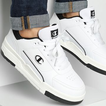 Champion - Heritage Low S22030 Blanco Negro Zapatillas Off White