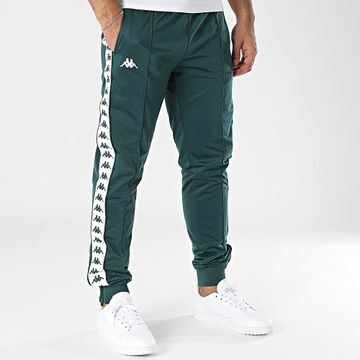 Kappa - Rastoria 303KUC0 Pantalón de chándal con banda verde botella