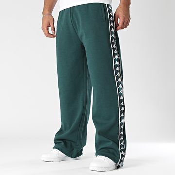 Kappa - Papilogt 351M8CW Pantalón de chándal banda verde botella