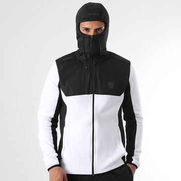 MA9 Mafia Nueve - Chaqueta con capucha reflectante Essential Black White