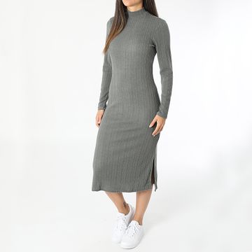 Only - Vestido de jersey gris Tonsy