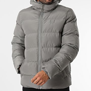 Urban Classics - Chaqueta de pluma con capucha TB1807 Gris