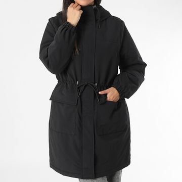 Vero Moda - Parka con capucha Alma Mujer Negro