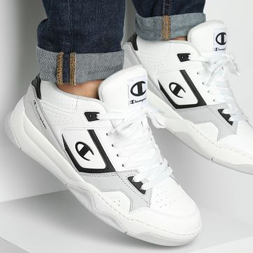 Champion - Overtime Zapatilla Corte Medio Zapatillas S22274 Blanco Negro