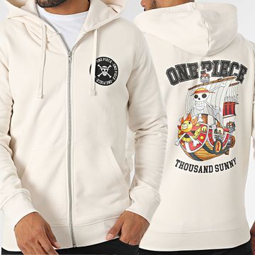 One Piece - Sudadera con cremallera Sunny Beige