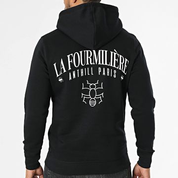 Anthill - La Fourmilière Sudadera con capucha Negro Blanco
