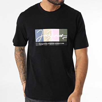 Jack And Jones - Camiseta Portland Block Branding Negra