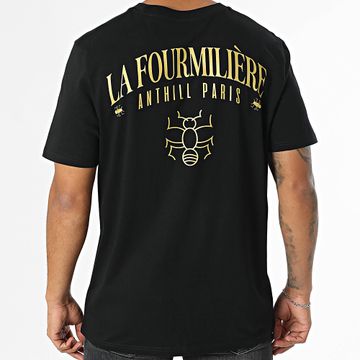 Anthill - Oversize Tee Shirt Large La Fourmilière Negro Oro