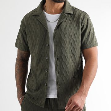 LBO - Camisa Manga Corta 0266 Verde Caqui