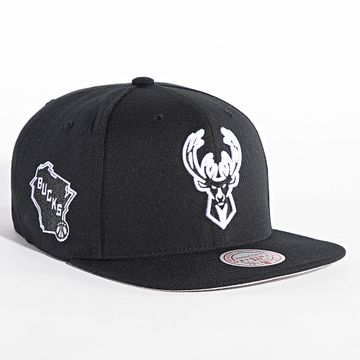 Mitchell and Ness - Evergreen Bucks NBA Snapback Cap HS8547 Negro